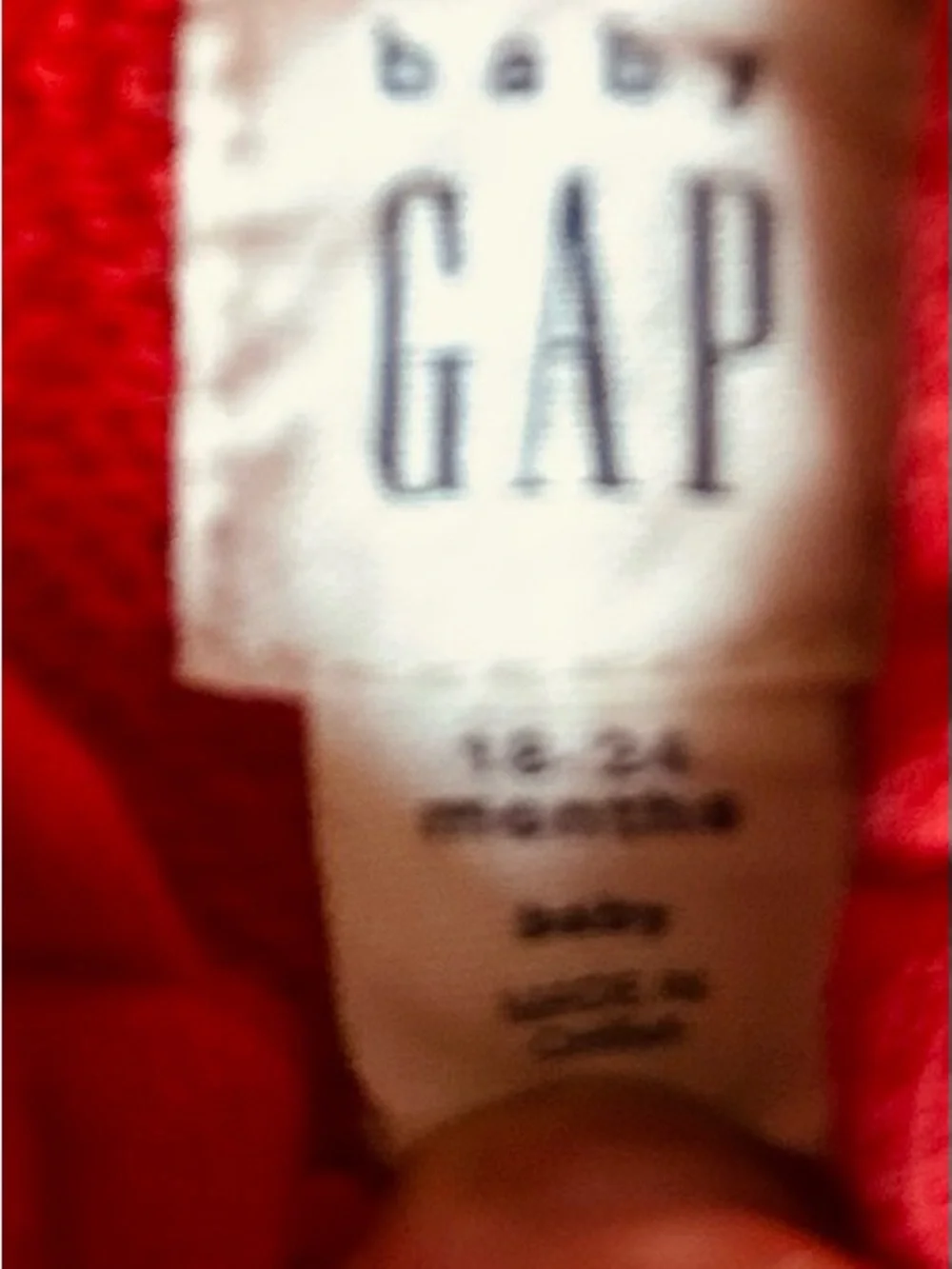 GAP Red and Gray Kids Zip-Up Hoodie